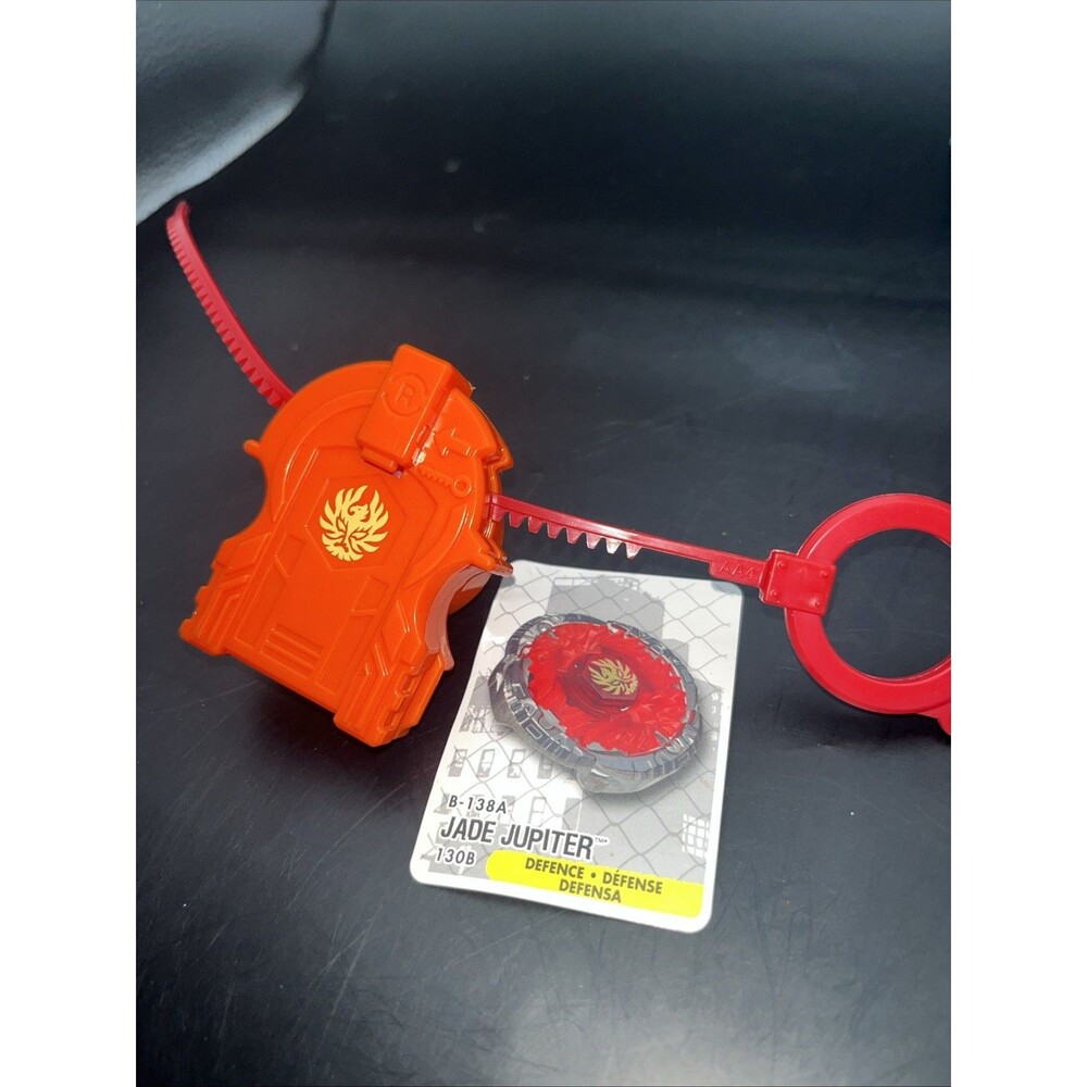 2010 Hasbro Beyblade Orange Launcher For Jade Jupiter Metal fusion